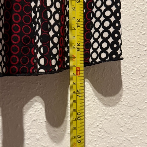 Sexy Candies Retro Geometric Print Empire Waist Spaghetti Strap Dress Midi Small - Picture 5 of 6